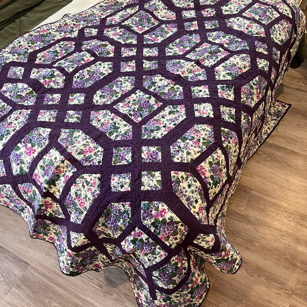 Floral Purple Quilt